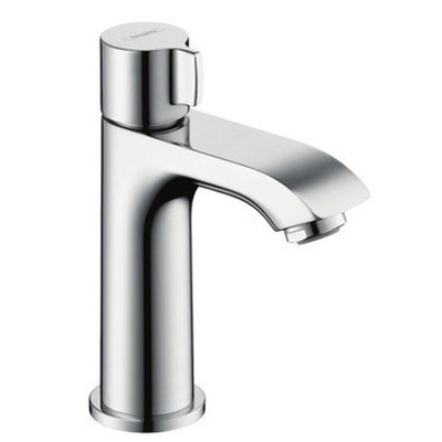 Hansgrohe Metris 100 Robinet de lave-mains sans tirette ni vidage chromé