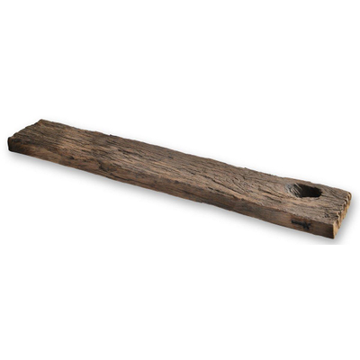 Looox Wood collection bath shelf raw ca 78x16x4cm massief eiken