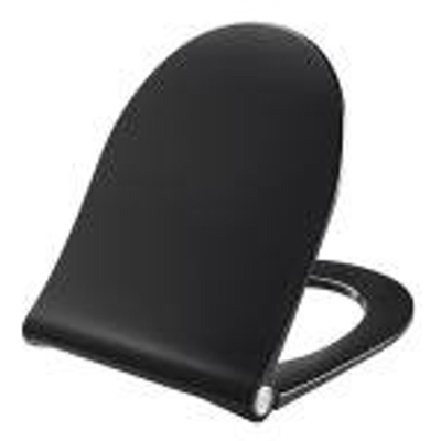 Pressalit Sway d2 abattant WC avec fermeture douce et déverrouillage rapide noir
