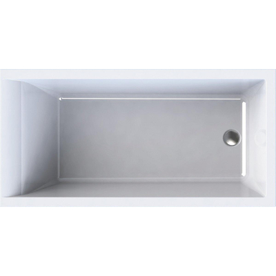 Wisa Berceto Baignoire rectangulaire 140X70cm Blanc
