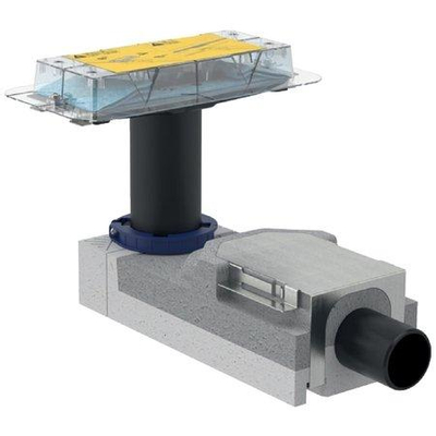 Geberit kit de construction brute pour caniveaux de douche CleanLine, pour hauteur de chape au point d'évacuation 90–220 mm