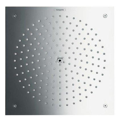 Hansgrohe Raindance Air afdekset - hoofddouche 26x26 cm. - plafondaansluiting. chr. - hoogglans chroom