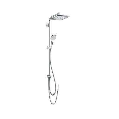 Hansgrohe Crometta e Croma e - 240 - 1jet - showerpipe reno - met ecosmart - hoogglans chroom