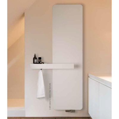 Vasco ONI O NP radiateur design aluminium sans découpe pour serviette 1800x500mm 795W raccordement 0066 blanc structuré