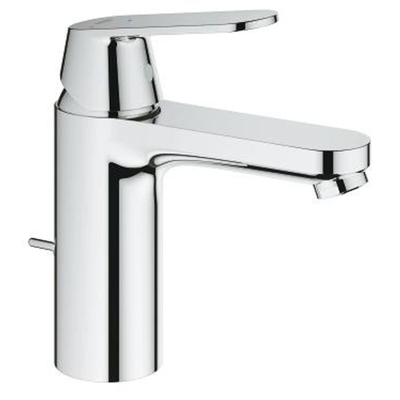 GROHE Eurosmart Cosmopolitan wastafelkraan - opbouw - voorsprong 12.2cm - met trekwaste - chroom