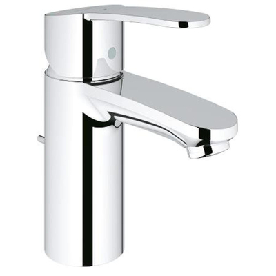 GROHE Eurostyle Cosmopolitan wastafelkraan - opbouw - voorsprong 10.2cm - met trekwaste - chroom