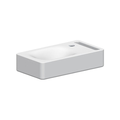 Royal Plaza Hallum fontein 40x22 cm met 1 kraangat zonder overloop zand