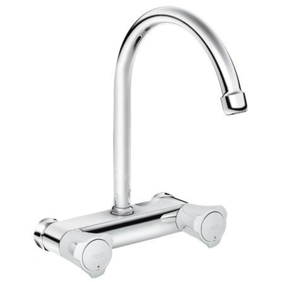 Grohe Costa L Keukenkraan - hoog - bovenuitloop - inbouw - chroom