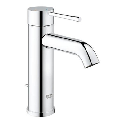 GROHE Essence New wastafelkraan - s-size - opbouw - voorsprong 11.6cm - met trekwaste - chroom