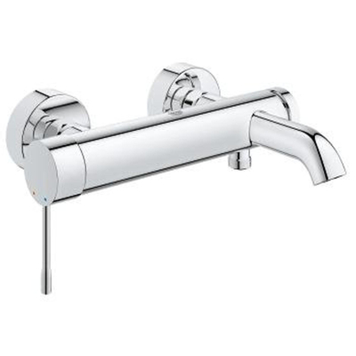 Grohe Essence New Badkraan - met omstel - met koppelingen - chroom