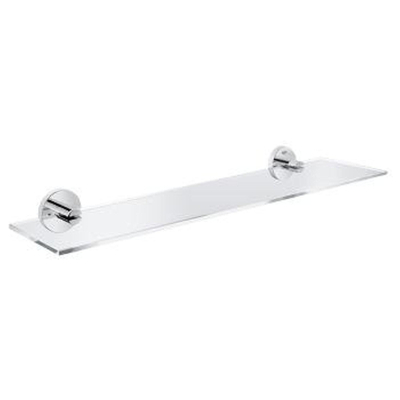 GROHE Essentials Étagère - 53x14,5cm - verre - chrome