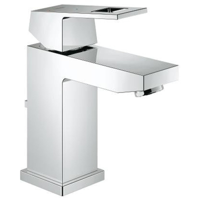 Grohe Eurocube Waterbesparende Wastafelkraan - met waste - 28mm ES cartouche - chroom