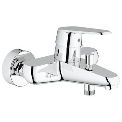 Grohe Eurodisc Cosmopolitan Badkraan - met omstel - met koppelingen - 46mm - chroom