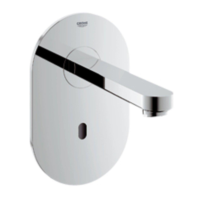 Grohe Euroeco Cosmopolitan E Afbouwdeel - voor wandkraan - met uitloop 17cm - zonder menging - met transformator 230V - chroom
