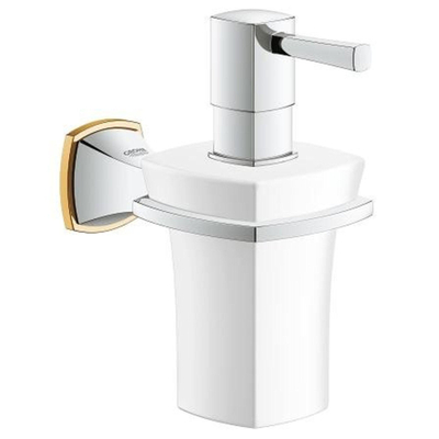 GROHE Grandera zeepdispenser met houder chroom/goud