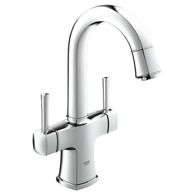 GROHE Grandera Mitigeur lavabo avec bec haut et tournant avec bonde chrome