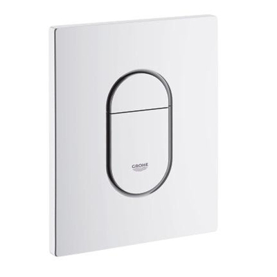 GROHE Arena Cosmopolitan plaque de commande WC verticale blanche