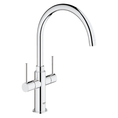 Grohe Ambi Keukenkraan - hoog - chroom