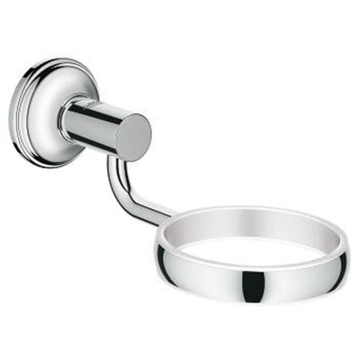 GROHE Essentials Authentic Support mural - pour distributeur de savon/bol à savon/verre - chrome
