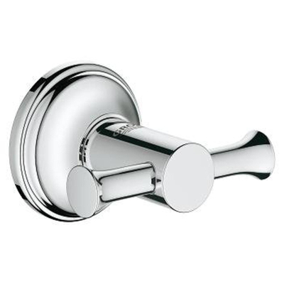 GROHE Essentials Authentic crochet de serviette - double - chrome