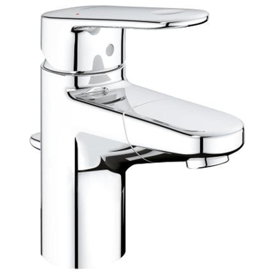 GROHE Europlus wastafelkraan - opbouw - met trekwaste - chroom