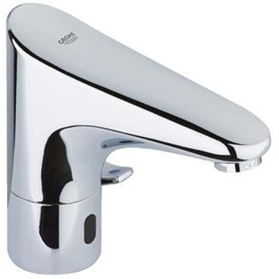 Grohe Europlus E Waterbesparende Wastafelkraan - met infrarood - met menging - met transformator 230V - chroom