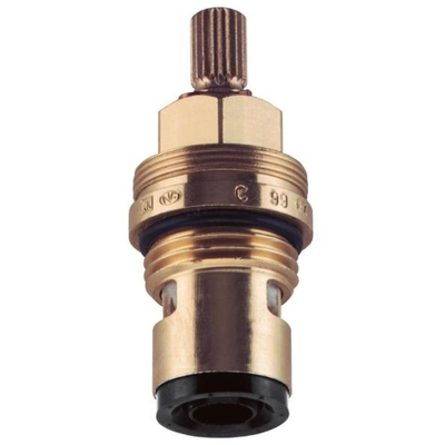 Grohe Bovendeel - keramisch - rechtsdraaiend - zonder greep - 1/2 inch - met 3/8 inch zitting - voor Costa douchekranen - 120mm