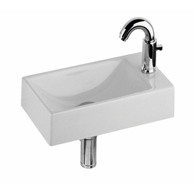 Sphinx 420 Lave-mains 40x23cm vasque gauche trou de robinet droite Blanc SECOND CHOIX