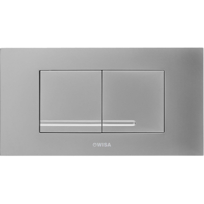 Wisa XT Kantos plaque de commande plastique double chasse DF chrome mat