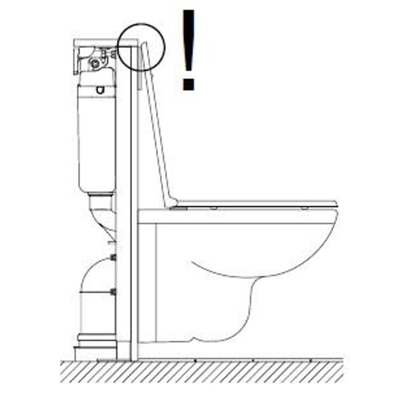 Wisa XT Bâti-support pour WC suspendu