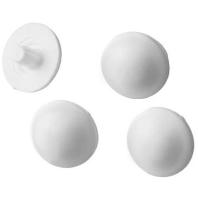 Geberit Ensemble universel de 4 butées rondes pour abattant de WC