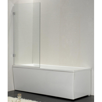 Royal Plaza Adqua Pare-bain 80x140cm avec charnière chrome et verre clair Clean Coating