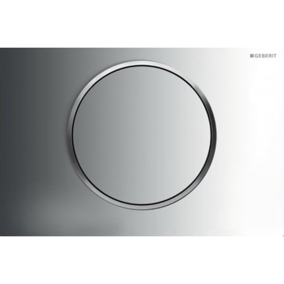 Geberit Sigma10 bedieningplaat met frontbediening voor toilet 24.6x16.4cm chroom