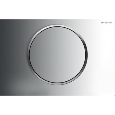 Geberit Sigma10 bedieningsplaat - spoel-stop spoeling - rond - glans mat chroom