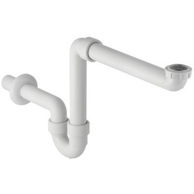 Geberit siphon de lavabo gain de place 40mm blanc