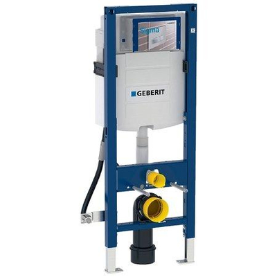 Geberit Duofix element - voor hang-wc - hoogte 112 - met Sigma inbouwspoelreservoir - 12cm - zithoogte aan - wit
