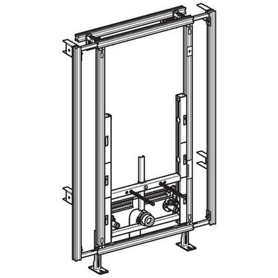 Geberit GIS Easy Bidetmodule 120cm universeel in breedte verstelbaar 65-95cm