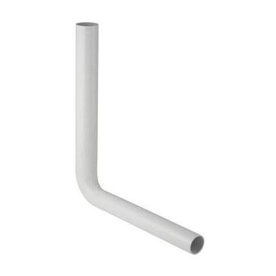 Geberit valpijpbocht - voor laaghangend reservoir O - 35x39cm - 50x44mm - 90 graden - alpien wit