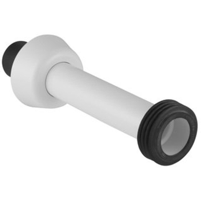 Geberit aansluitgarnituur - 44mm - 25cm - voor inbouw spoelbocht en staande closetpot - wit