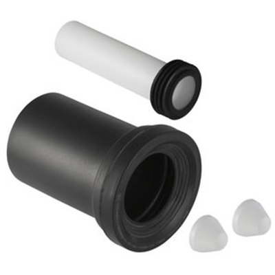 Geberit afvoer- en toevoermanchet - voor hangtoilet - L - 185mm - D90/D45