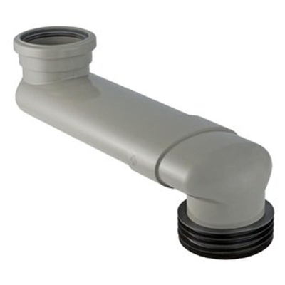 Geberit coude de déport épaisseur de tube 72mm 90 110mm réglable de 14.5cm à 34.5cm