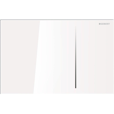 Geberit Sigma70 bedieningplaat met dualflush frontbediening voor toilet 24x15.8cm wit TWEEDEKANS