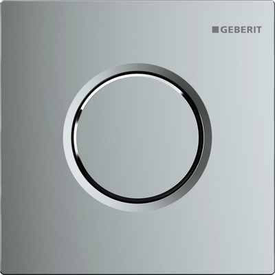 Geberit type 01 plaque de commande pour urinoir - pneumatique - bouton rond - chrome brillant
