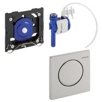 Geberit HyTouch système de commande d'urinoir pneumatique avec plaque de commande Mambo inox