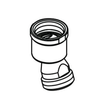 Hansgrohe Fixfit Kogelgewricht - voor Fixfit slangaansluiting - hoogglans chroom