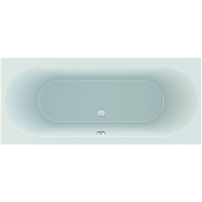 WaveDesign by Wisa Leto Baignoire îlot 190x90x50cm 52cm rectangulaire Acrylique Blanc