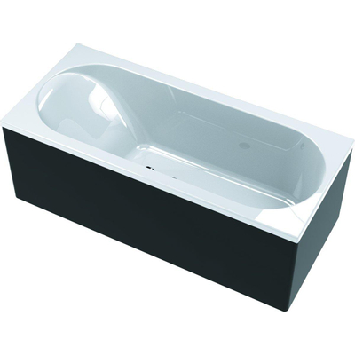 WaveDesign by Wisa Baignoire allongée Tesa 170x80x50cm 52cm rectangulaire Acrylique Blanc