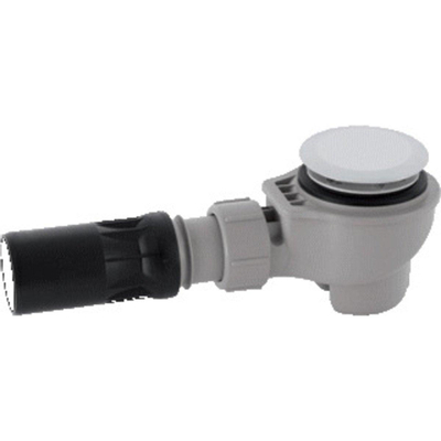 Geberit Uniflex douchesifon - voor douches - met afvoeropening D - 52mm - aansluiting op afvoerbuis - hoogglans chroom
