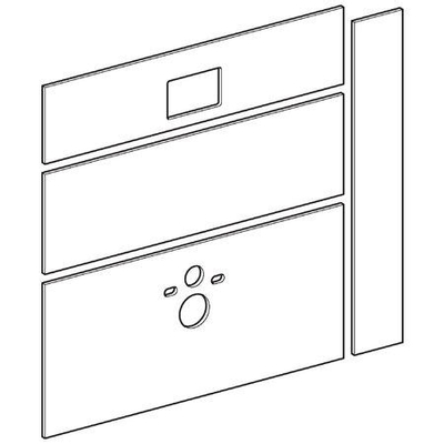Geberit Gis easy gipskartonplaten - 130x130cm - voor toiletmodule