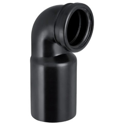 Geberit Argos Coude de raccordement pour WC suspendu 90x90 mm.
